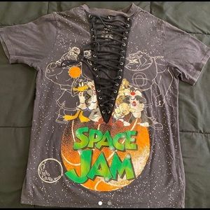 Women’s Lace Up “SPACE JAM” Vintage Top